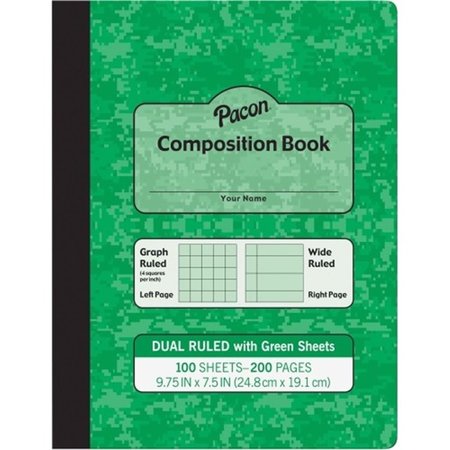 ROOMFACTORY Pacon Corporation  Pacon Dual Ruled Composition Book RO1190385
